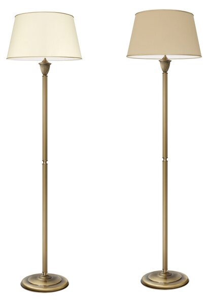 Złota lampa podłogowa do salonu L-P1B
