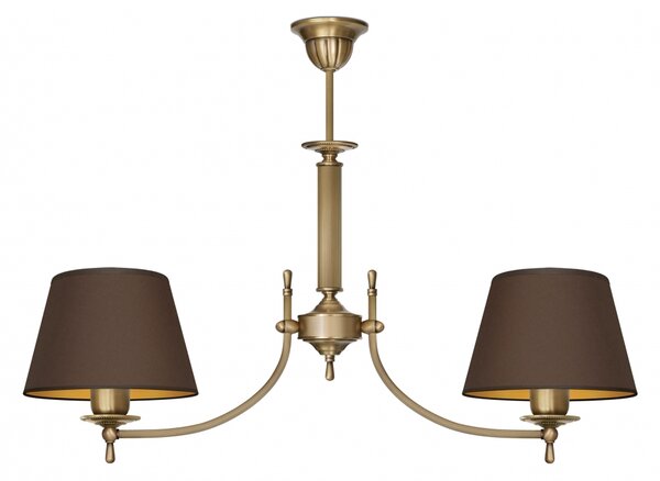 Mosiężna lampa 2-punktowa L-S2NAm