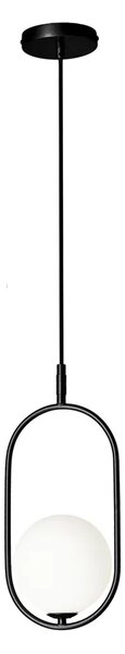 Czarna wisząca lampa w stylu glamour - M083 Z7-B39