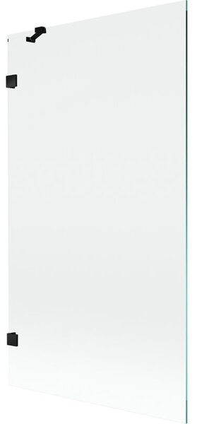 Mexen Lunar parawan nawannowy 1-skrzydłowy 100 x 150 cm, transparent, czarny - 897-100-000-70-00