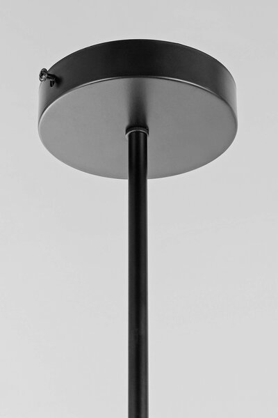 NOWOCZESNA LAMPA SUFITOWA WISZĄCA CZARNA FINO PRO W4