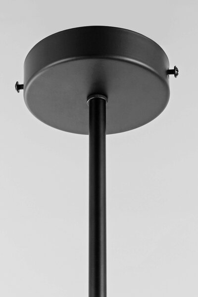 NOWOCZESNA LAMPA SUFITOWA WISZĄCA CZARNA LEDO W2