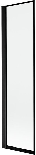 Mexen Mist parawan nawannowy 1-skrzydłowy lewy 50 x 150 cm, czarna ramka, czarny - 8A9-050-001-70-70-L