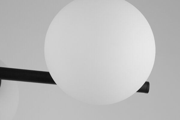 NOWOCZESNA LAMPA SUFITOWA WISZĄCA CZARNA LEDO W3