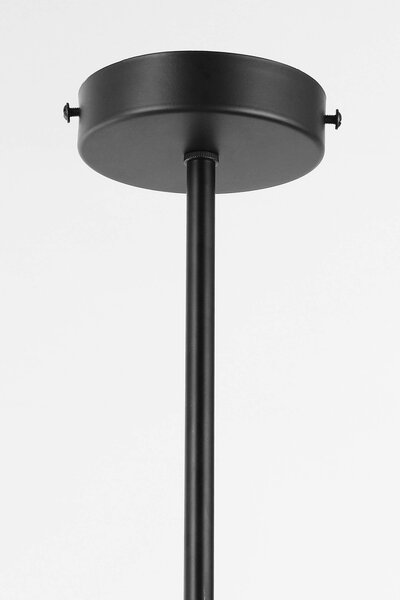NOWOCZESNA LAMPA SUFITOWA WISZĄCA CZARNA LEDO W3