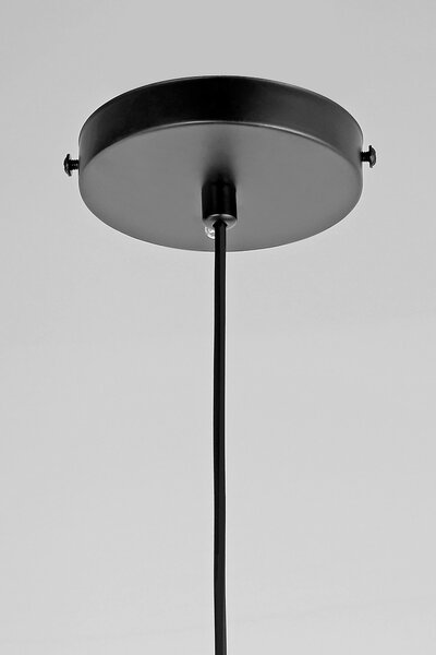 NOWOCZESNA LAMPA SUFITOWA WISZĄCA CZARNA LEDO W4