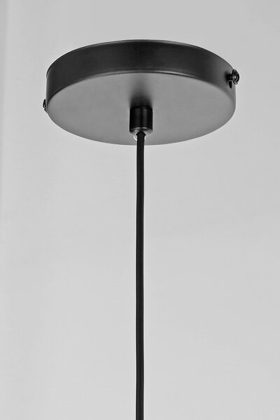 NOWOCZESNA LAMPA SUFITOWA WISZĄCA CZARNA LEDO W5