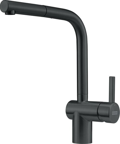 Bateria kuchenna stojÄ ca FRANKE Atlas Neo pull-out z wyciÄ ganÄ wylewkÄ Czarna stal szlachetna 115.0550.427