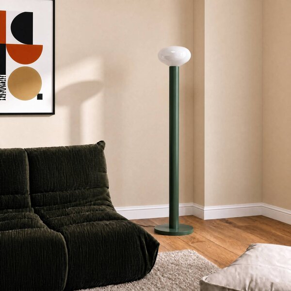 Lampa stojąca designerska Flo ALDEX, zielony, salon / jadalnia, metal, design