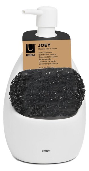Biały ceramiczny dozownik do mydła 590 ml Joey – Umbra