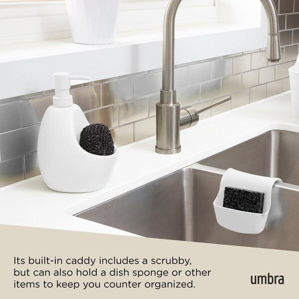 Biały ceramiczny dozownik do mydła 590 ml Joey – Umbra