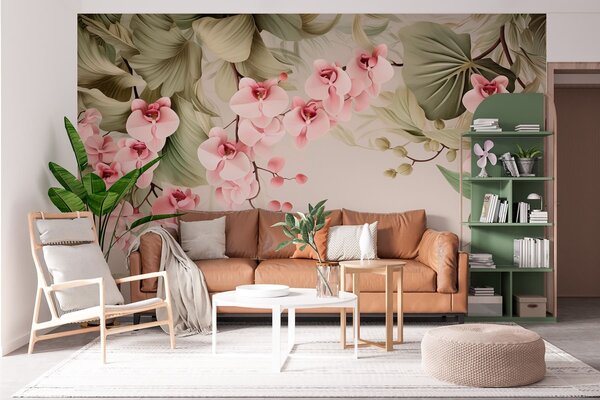 Fototapety Orchidee, wiszące kwiaty, Fototapety Kwiaty, w05619 : Uwalls.pl