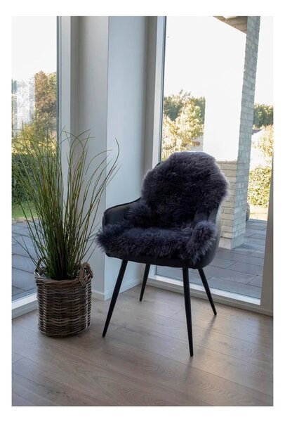 Antracytowa syntetyczna skóra 50x85 cm – House Nordic