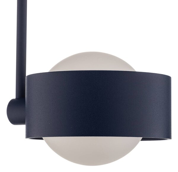 Lampa sufitowa Mado Argon, możliwość ściemniania, niebieski, salon / jadalnia, metal, nowoczesny