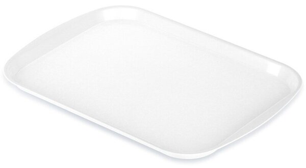 Taca do serwowania plastikowa biała 43,5x31,5 cm