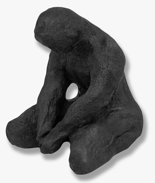 Figurka z żywicy polimerowej (wysokość 15 cm) Meditating Man – Mette Ditmer Denmark