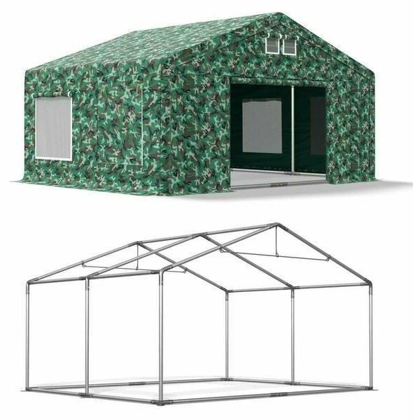 Namiot Imprezowy Letni 3x4 Zielony Moro SUMMER FLOOR MORO