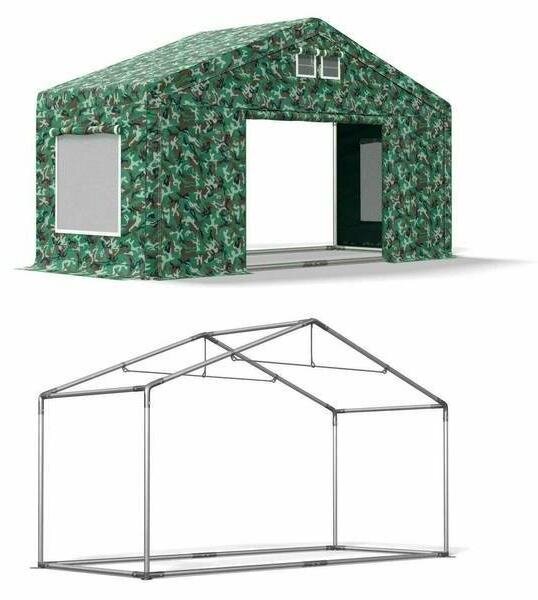 Namiot Imprezowy Letni 3x2 Zielony Moro SUMMER FLOOR MORO