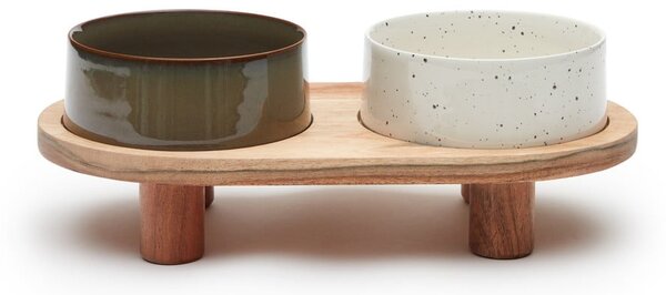 Ceramiczne miski dla psa zestaw 2 szt. Dumbi – Kave Home