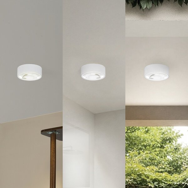 Lampa Sufitowa Lindby, Siaka, łazienka, aluminium, nowoczesny