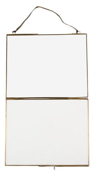 Metalowa ramka ścienna w kolorze złota 25x20 cm – Rex London