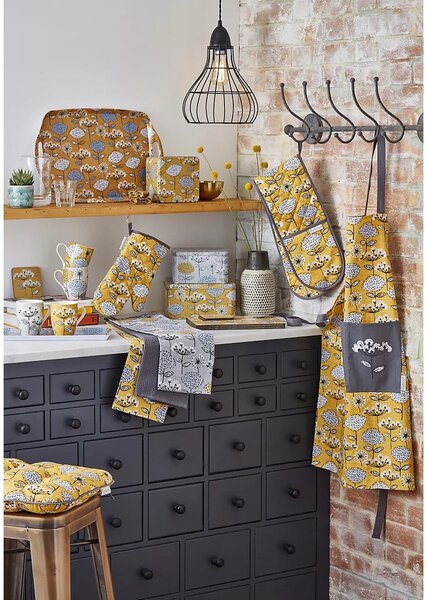 Bawełniany fartuch z warstwą PVC Retro Meadow – Cooksmart ®