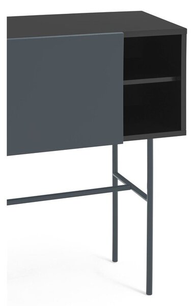 Czarno-antracytowa konsola 35x110 cm Nube – Teulat