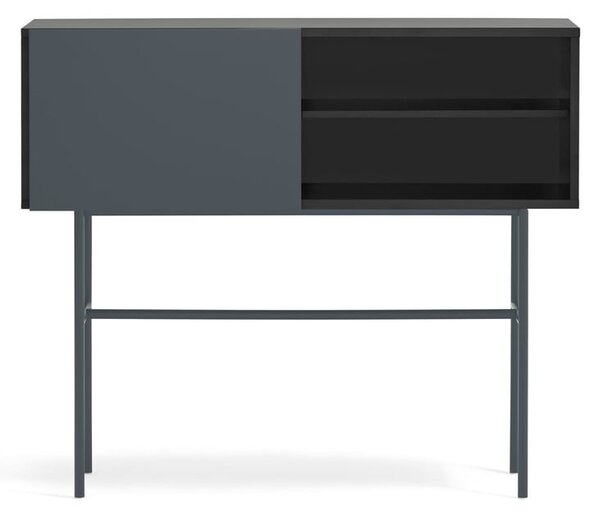 Czarno-antracytowa konsola 35x110 cm Nube – Teulat