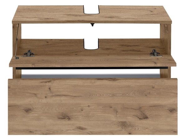 Szafka pod umywalkę w dekorze dębu 80x55 cm Wisla – Støraa