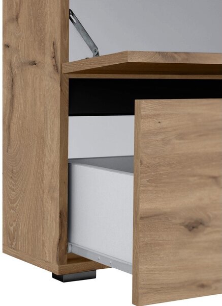 Szafka pod umywalkę w dekorze dębu 80x55 cm Wisla – Støraa