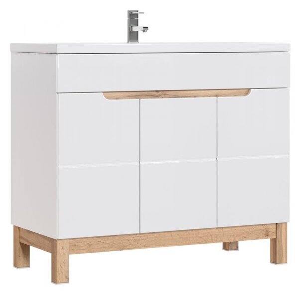 Szafka pod umywalkę BALI 825 100 cm biała