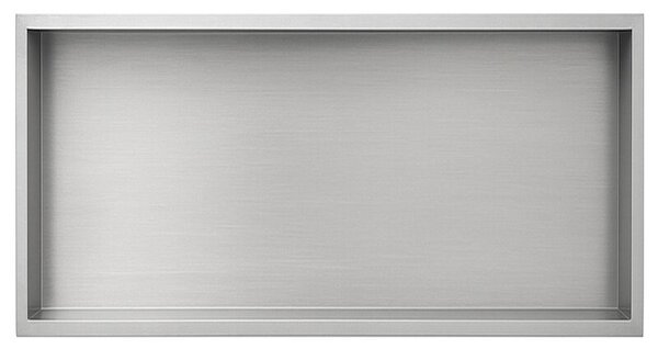 Półka łazienkowa wnękowa HYDROSAN IGA-CH-60X30X10 Chrom szczotkowany 60x30x10 cm