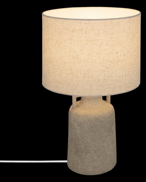 Lampa stołowa z kamionkową podstawą GIBUS, Ø 28 x 45,5 cm