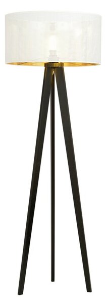 Lampa stojąca podłogowa Emibig 1xE27 60W ASTON LP1 WHITE/GOLD 1147/LP1