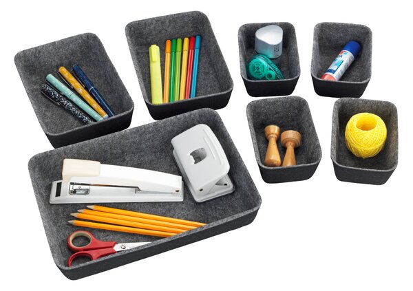Organizery filcowe do szuflad, 7 sztuk, WENKO