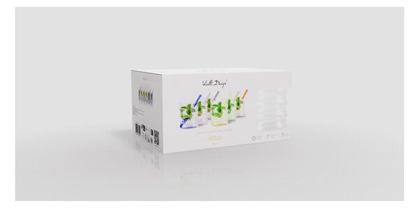 Szklanki zestaw ze szkła borokrzemowego 6 szt. 350 ml Volo – Vialli Design