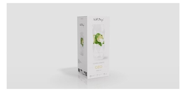 Szklana karafka 1 l Geo – Vialli Design