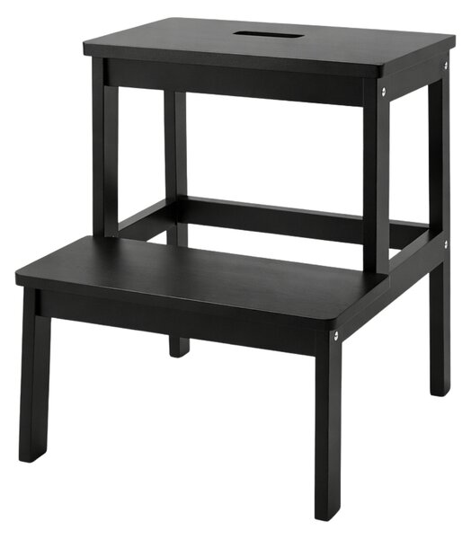 Bambusowy taboret ze schodkiem KROK, wys. 46 cm