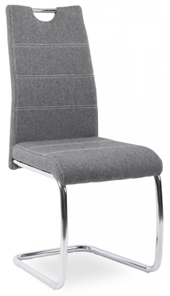 Krzesło Tapicerowane do Jadalni K349 Popiel
