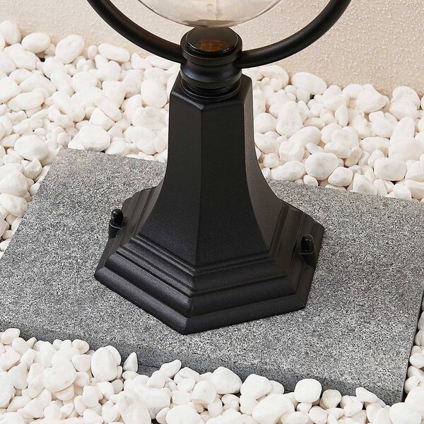 Lampa ogrodowa stojąca Clint Lindby, możliwość ściemniania, miedziany, aluminium, vintage