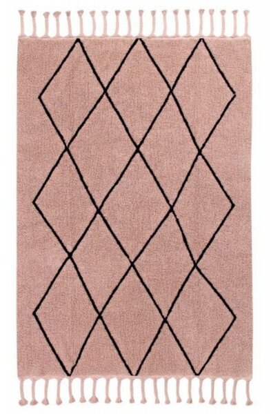 Różowy dywan w berberyjski wzór BEREBER Vintage Nude