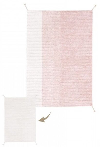 Różowy dywan z efektem ombre GELATO Pink 120x160 cm