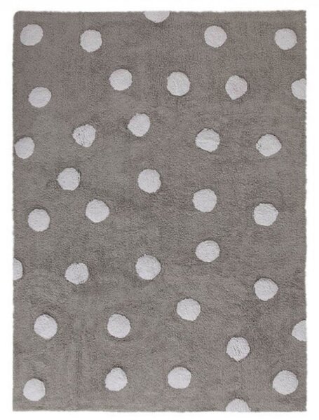 Dziecięcy dywan w klasyczne kropki TOPOS Gris/Grey 120x160cm