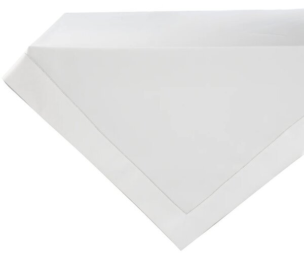 Obrus EUROFIRANY Madele 140 x 220 cm Srebrno-biaÅy