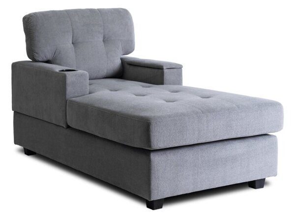 Fotel Wypoczynkowy Kanapa Sofa Do Salonu Sypialni Tapicerowany NEO Szary