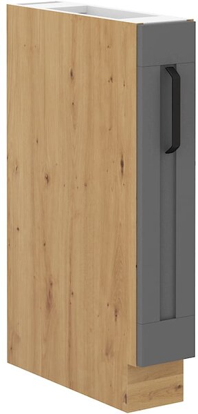 Szafka kuchenna dolna LUNA 15 D CARGO Szary/Dąb Artisan