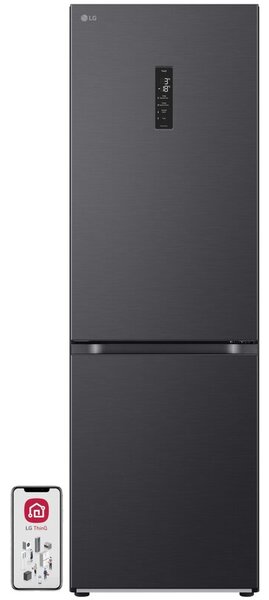 Lodówka LG GBV5150DEP No Frost 186cm Czarna