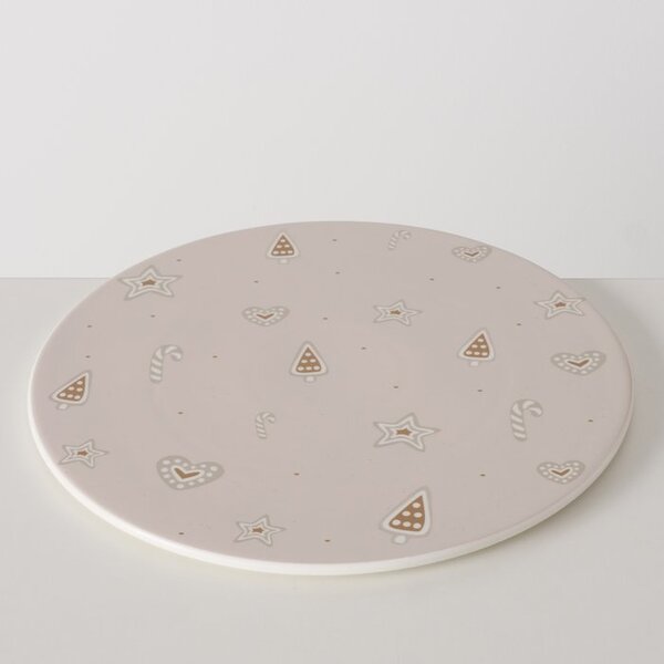 Płaska patera ceramiczna BAKERY, Ø30 cm