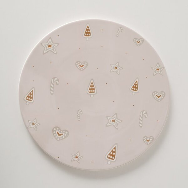 Płaska patera ceramiczna BAKERY, Ø30 cm