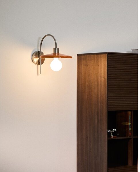 Pomarańczowy kinkiet ø 27 cm Nuvira – Kave Home